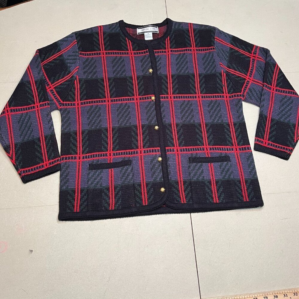 Vintage  style CRYSTAL-KOBE Petite Cardigan Sweater